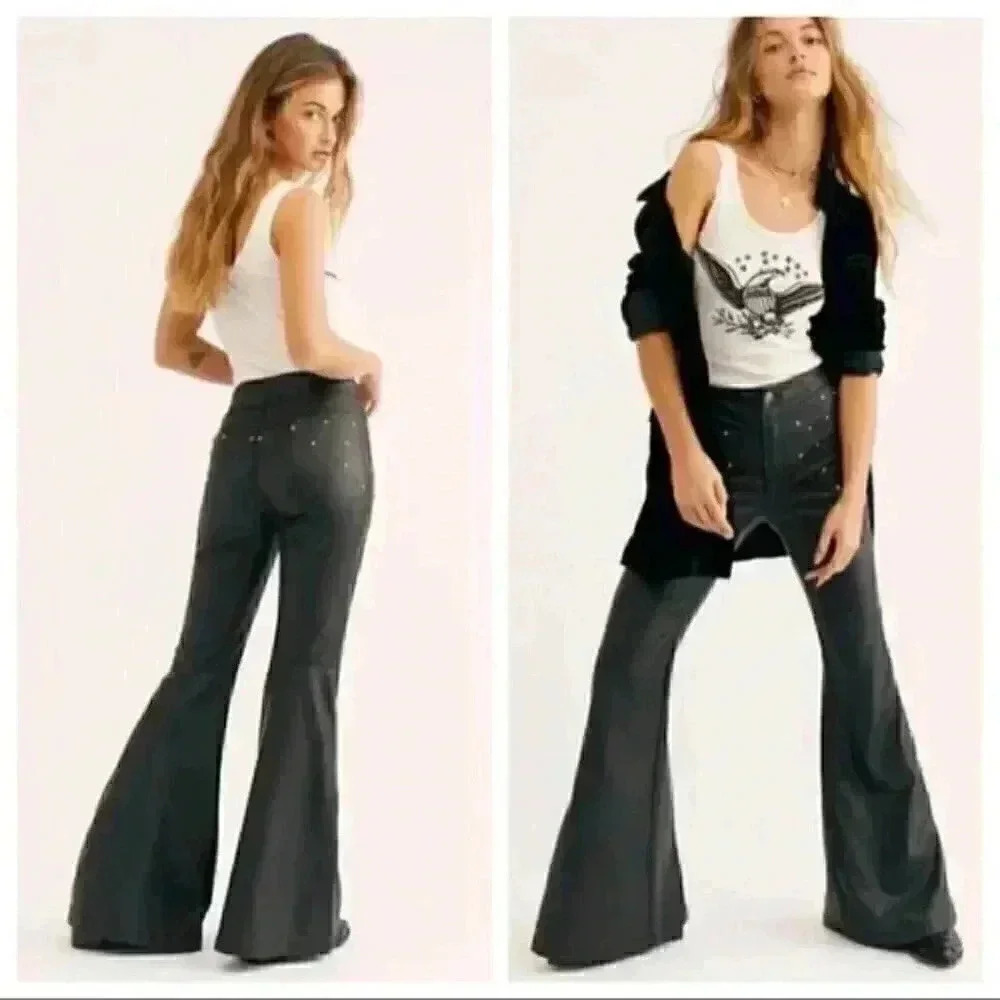 Free People moonchild vegan flare pants